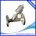 Chinese supplier pneumatic flange angle seat valve 2 way